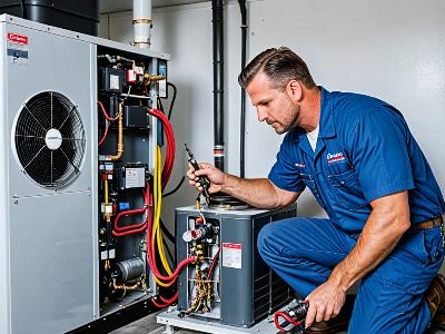 HVAC system maintenance in mobile home